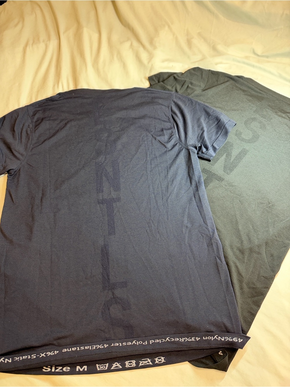 Men’s Classic Crew Neck Short Sleeve Tee Navy & Black